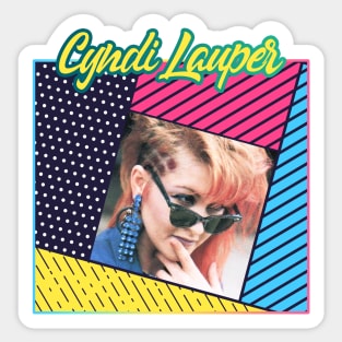 Cyndi Lauper - Retro Cover Sticker